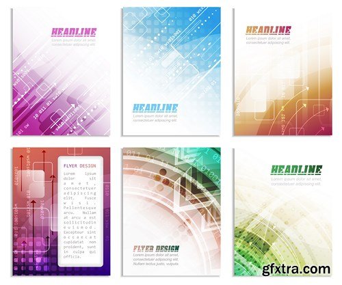 Design Flyer & Corporate Brochures 11 - 30xEPS