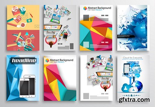 Design Flyer & Corporate Brochures 11 - 30xEPS