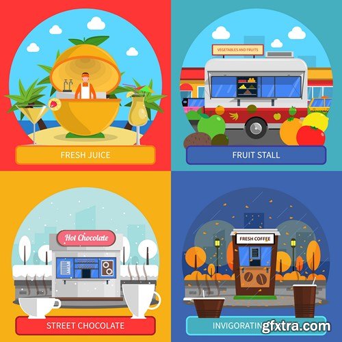 Flat Vector Design 28 - 25xEPS