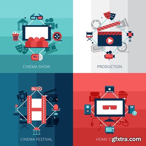 Flat Vector Design 28 - 25xEPS