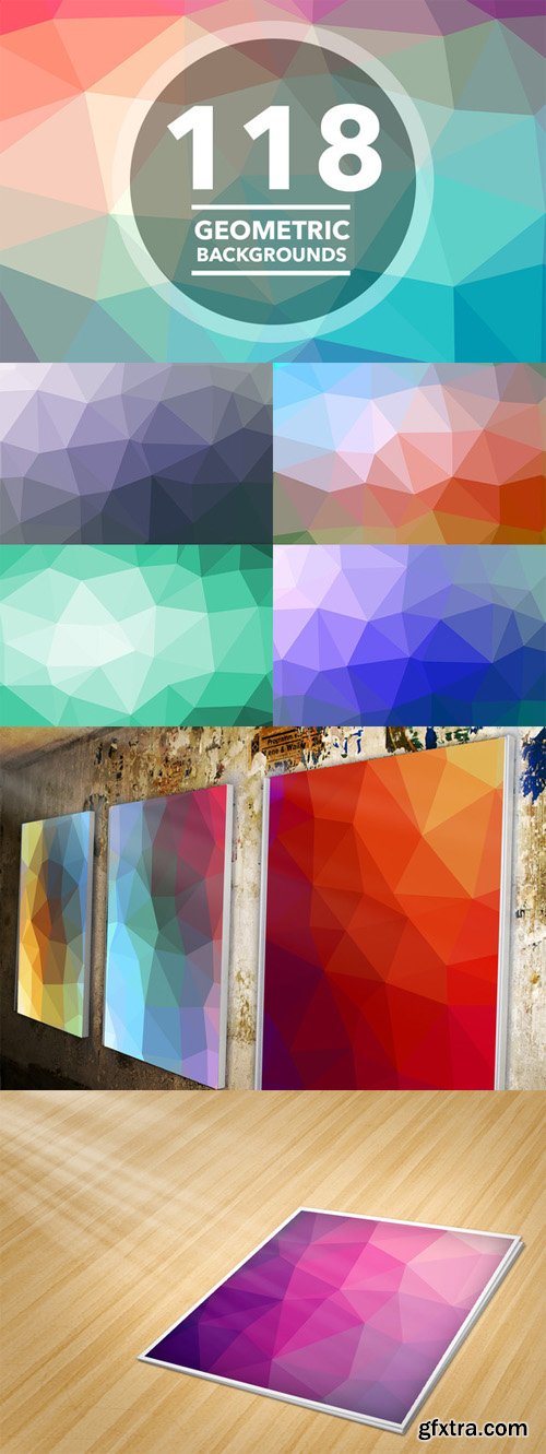 Geometric Triangle Backgrounds 118 - CM 43217