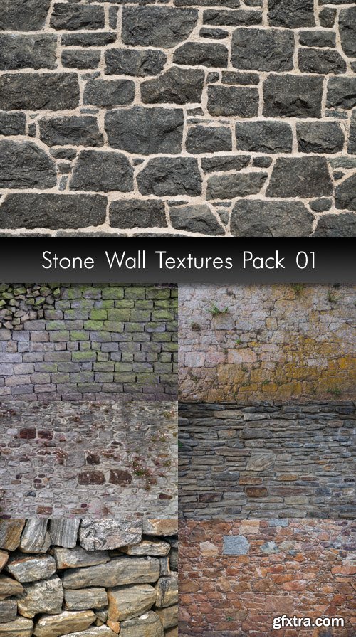 Stone Wall Textures, pack 1