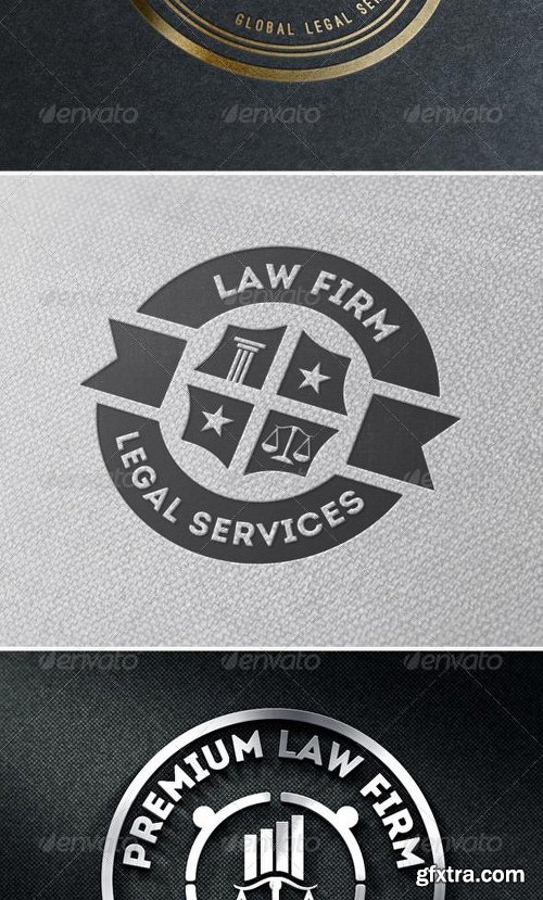 Graphicriver 12 Logos & Badges Law Firm & Legal Services 7048297