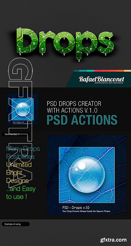 GraphicRiver - PSD - Water Drops Creator 14460447