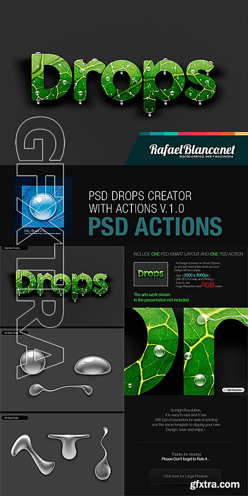 GraphicRiver - PSD - Water Drops Creator 14460447