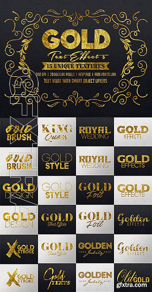 GraphicRiver - Gold Text Effects Gold 14484610