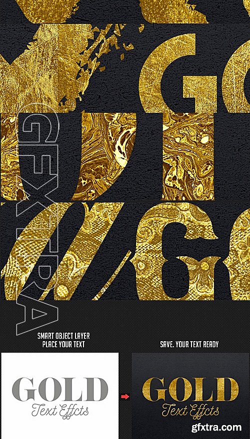 GraphicRiver - Gold Text Effects Gold 14484610