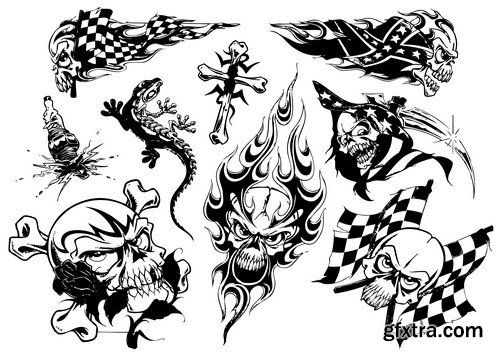 tattoo design 16X EPS