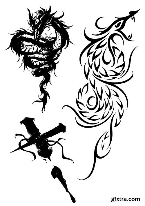 tattoo design 16X EPS