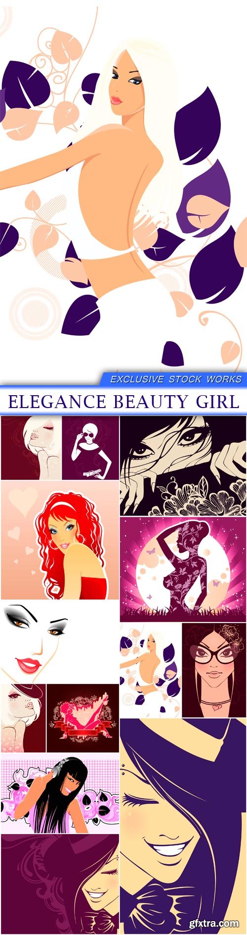 Elegance beauty girl 13X EPS