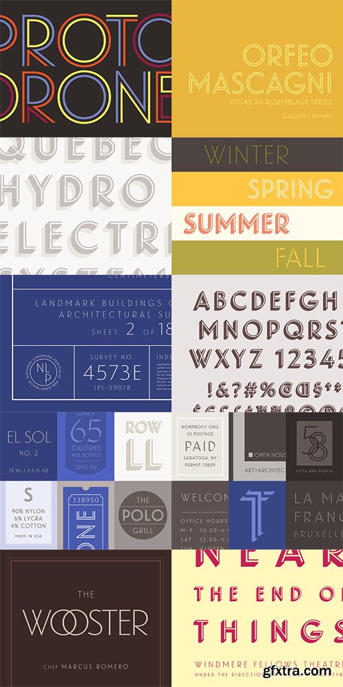 Landmark Font Family $100