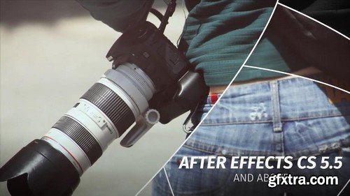 Motion Array - Triangles Photo SlideShow After Effects Template