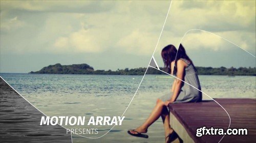 Motion Array - Triangles Photo SlideShow After Effects Template