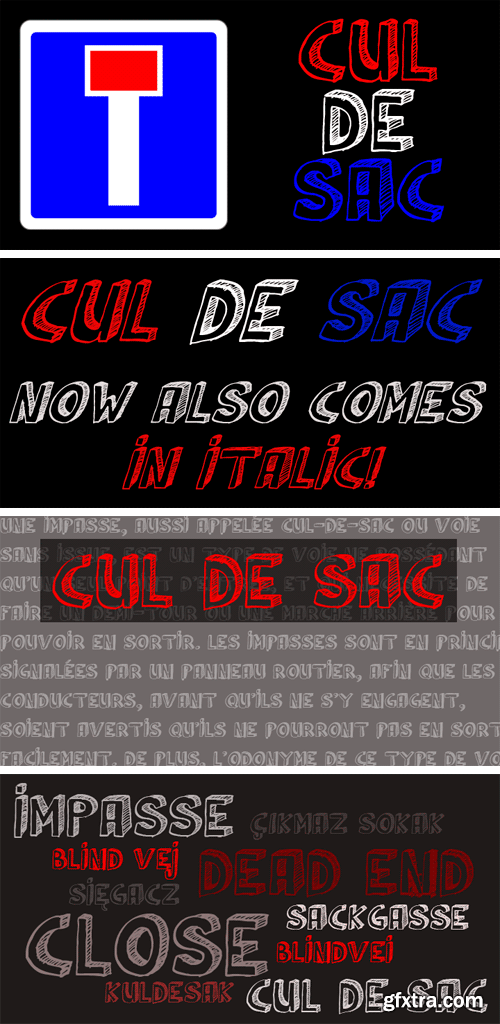 Cul De Sac Font