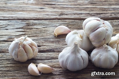 Collection garlic dish with garlic 25 HQ Jpeg