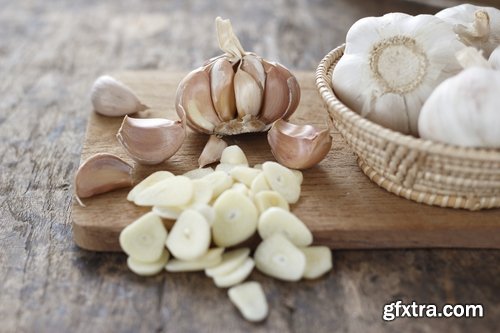 Collection garlic dish with garlic 25 HQ Jpeg