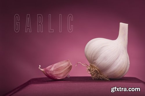 Collection garlic dish with garlic 25 HQ Jpeg