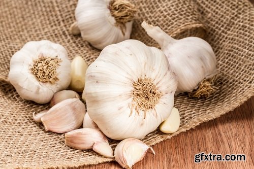 Collection garlic dish with garlic 25 HQ Jpeg