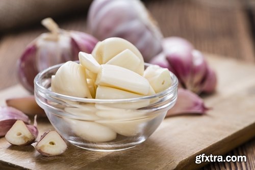 Collection garlic dish with garlic 25 HQ Jpeg