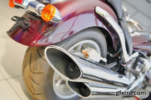 Collection vehicle motorcycle exhaust pipe exhaust system 25 HQ Jpeg