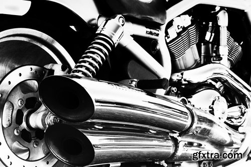 Collection vehicle motorcycle exhaust pipe exhaust system 25 HQ Jpeg