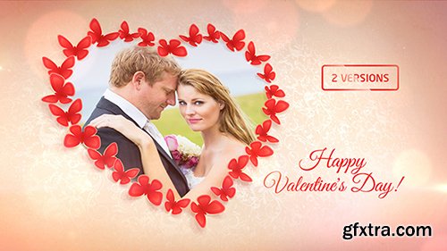 Videohive Sweet Butterflies: Valentine's Day Card 10341841