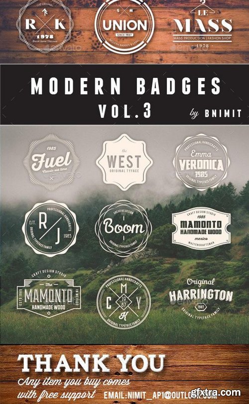 Graphicriver Bundle Badges 81 Vintage logo 9980331