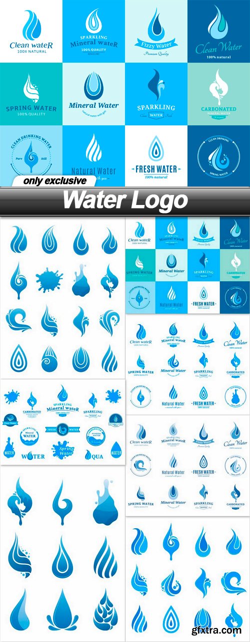 Water Logo - 7 EPS