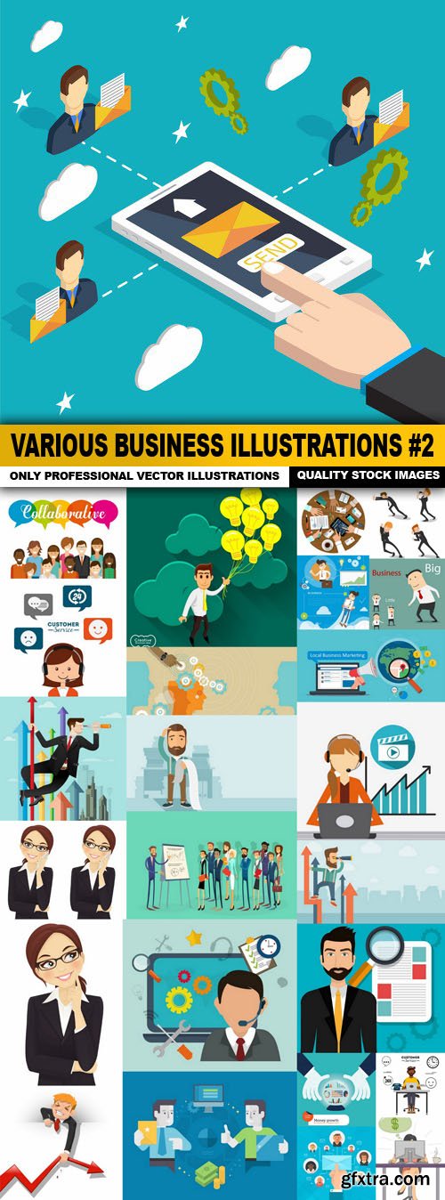 Various Business Illustrations #2 - 25 Vector