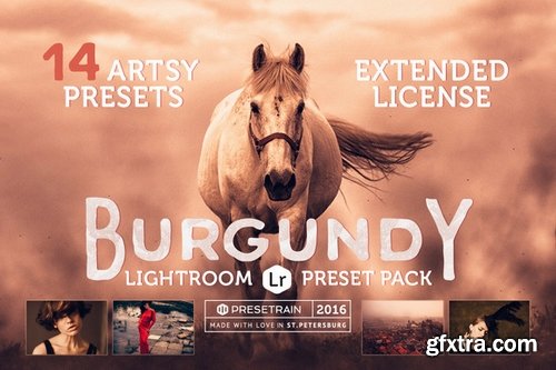 CM - Burgundy Lightroom Preset Pack 519087