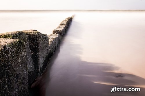 Collection of landscape nature sea ocean breakwater wharf embankment coast 25 HQ Jpeg