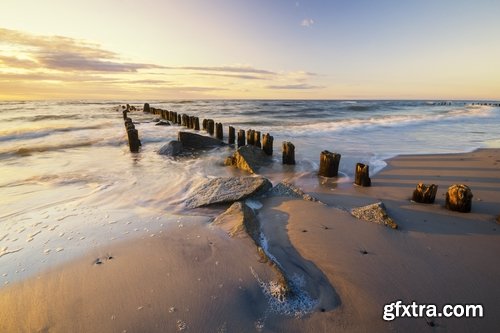 Collection of landscape nature sea ocean breakwater wharf embankment coast 25 HQ Jpeg