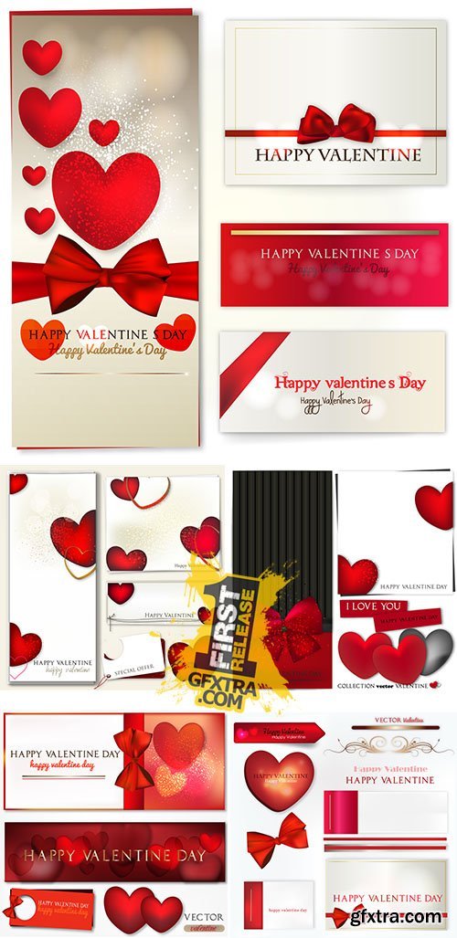 Stock: San valentino banners