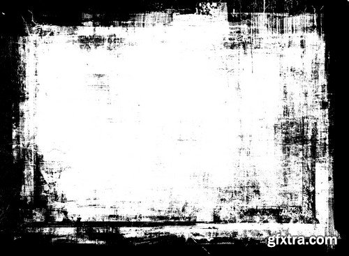 Abstract Paint Splatter Black and White - 15x JPEGs