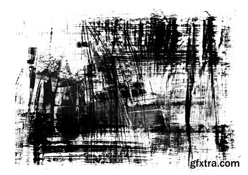 Abstract Paint Splatter Black and White - 15x JPEGs