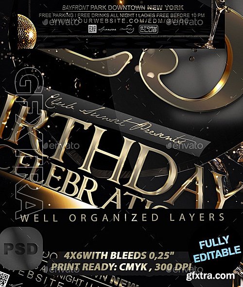 GraphicRiver - Birthday Bash Flyer 12410383