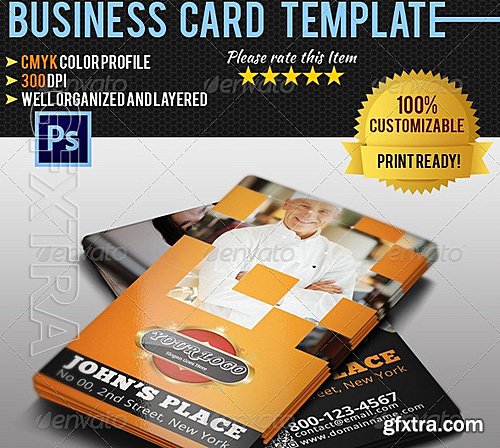 GraphicRiver - Restaurant Business Card 4736134