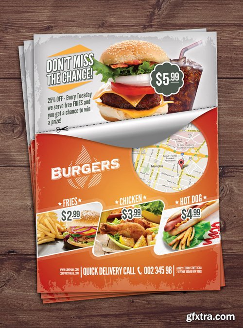 Fast Food Flyer Template