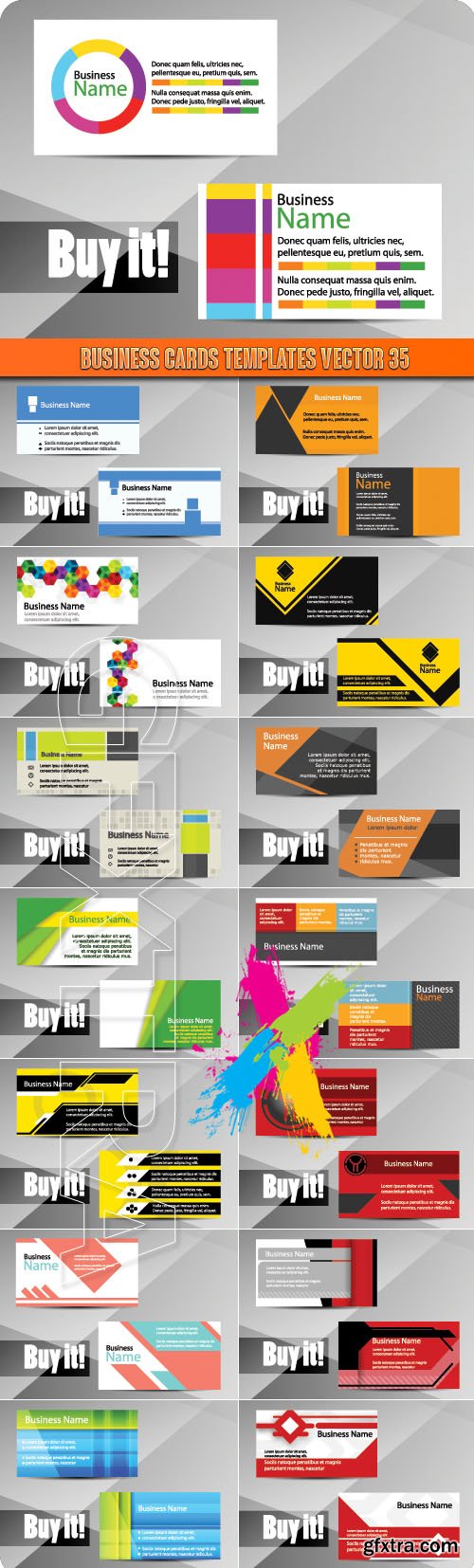 Business Cards Templates vector 35