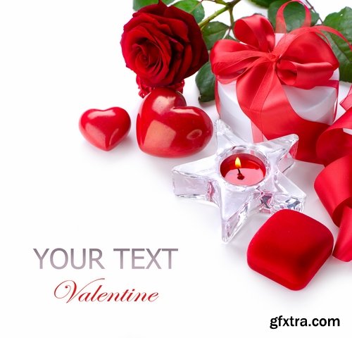 Collection Valentine's Day gift heart festive day rose flower 2-24 HQ Jpeg