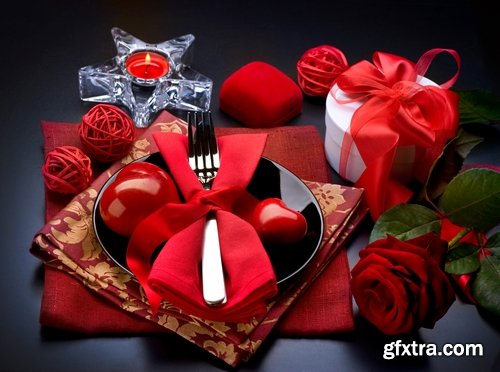 Collection Valentine's Day gift heart festive day rose flower 2-24 HQ Jpeg