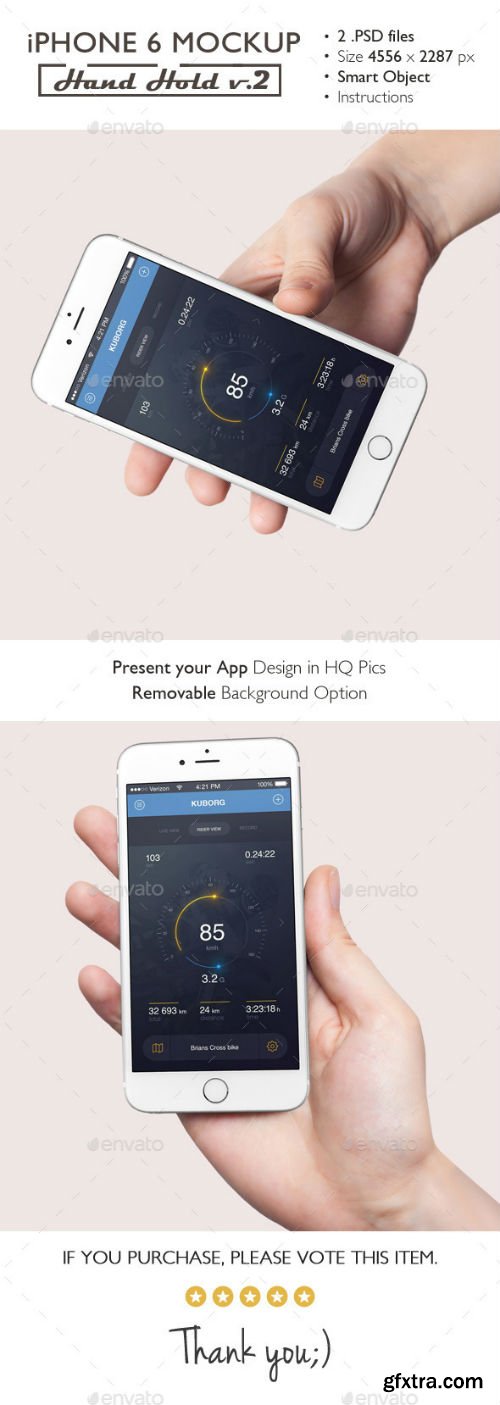 GR - iPhone 6 Mockup Hand Hold v.2 14748215