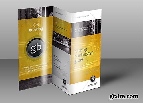 CreativeMarket Tri Fold Brochure Mock-Up