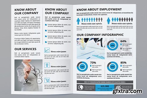 CreativeMarket Bifold Business Brochure