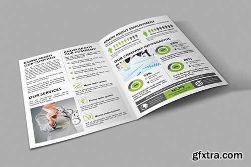 CreativeMarket Bifold Business Brochure