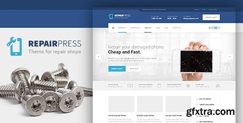 ThemeForest - RepairPress v1.3.0 - GSM, Phone Repair Shop WP - 13065600