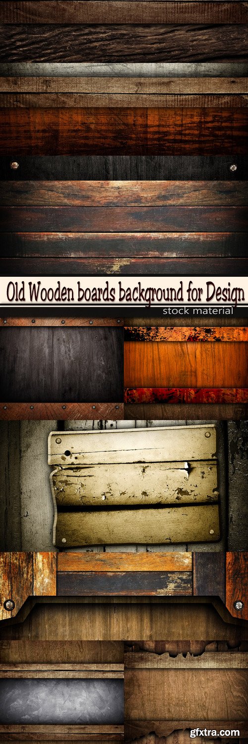 Old Wooden boards background for Design