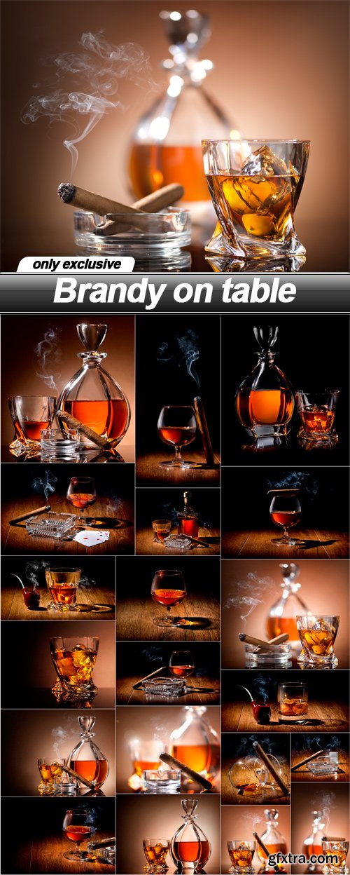 Brandy on table - 20 UHQ JPEG