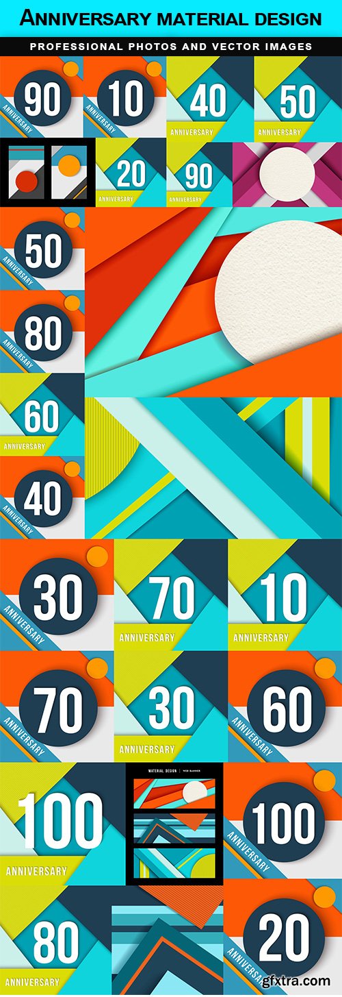 Anniversary material design