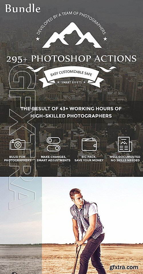 GraphicRiver - 295+ Photoshop Actions 14480648